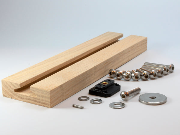 A WoodAnchor Evaluation Kit includes all of the components shown in this photo