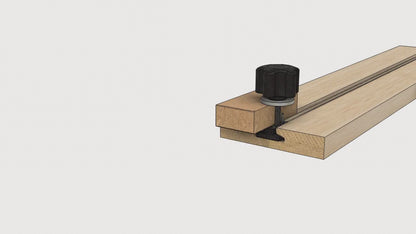 Male knob clamping kit